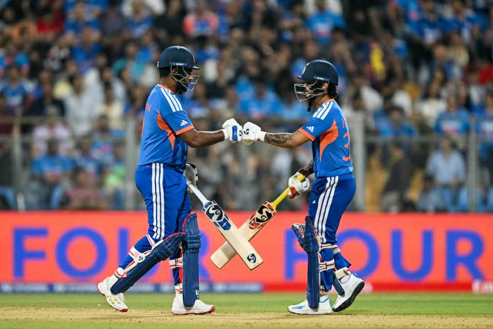 Sanju Samson and Ishan Kishan had a productive partnership, India vs England, T20 World Cup semi-final, Mumbai, March 5, 2026