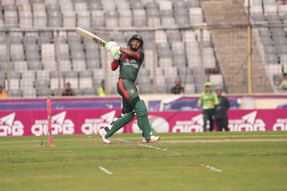 Tanzid Hasan got Bangladesh off to a great start, Bangladesh vs Pakistan, 3rd ODI, Mirpur, March 15, 2026