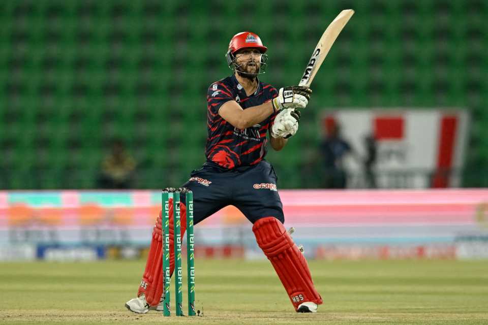 Salman Agha had a short, eventful stay, Karachi Kings vs Quetta Gladiators, PSL 2026, Lahore, March 27, 2026