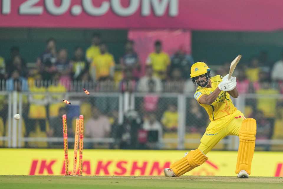 Ruturaj Gaikwad made too much room and got bowled, Rajasthan Royals vs Chennai Super Kings, IPL, Guwahati, March 30, 2026