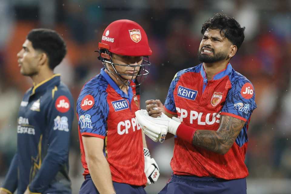 Shreyas Iyer suffered a blow to his hand, Punjab Kings vs Gujarat Titans, IPL, New Chandigarh, March 31, 2026