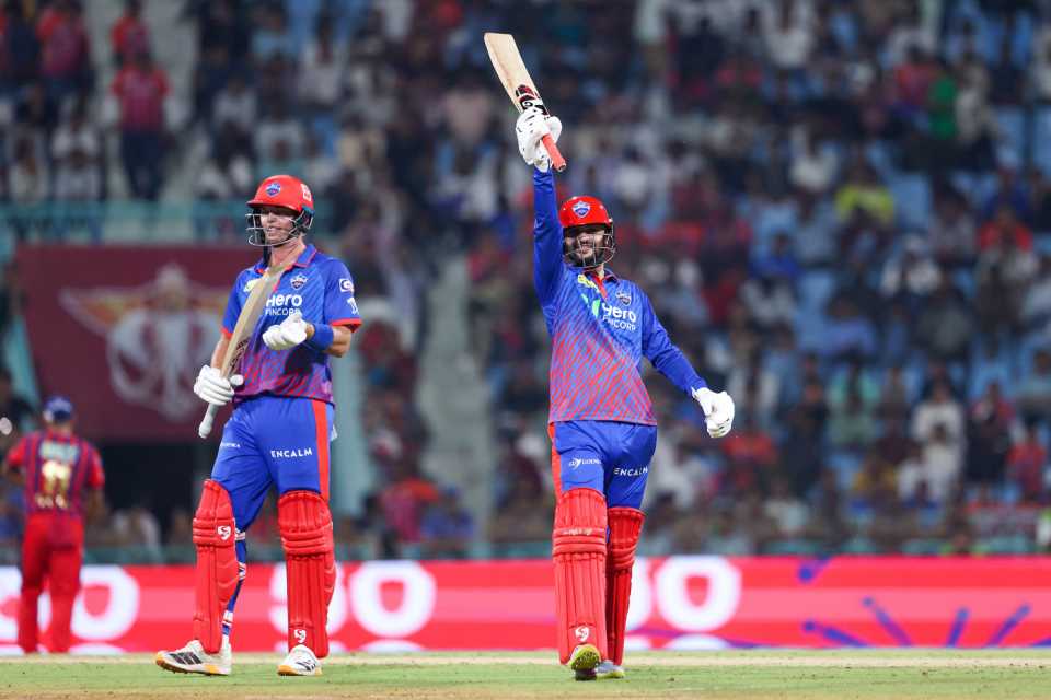 Sameer Rizvi accelerated to bring up his half-century, Lucknow Super Giants vs Delhi Capitals, IPL 2026, Lucknow, April 1, 2026