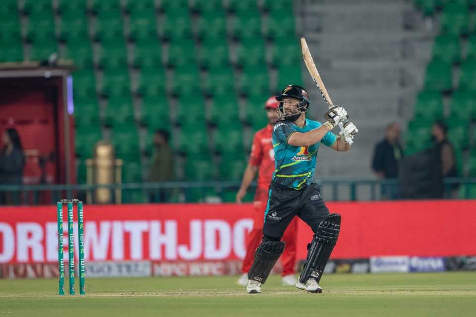 Kamran Ghulam goes over the top for Rawalpindiz, Islamabad United vs Rawalpindiz, PSL 2026, Lahore, April 4, 2026