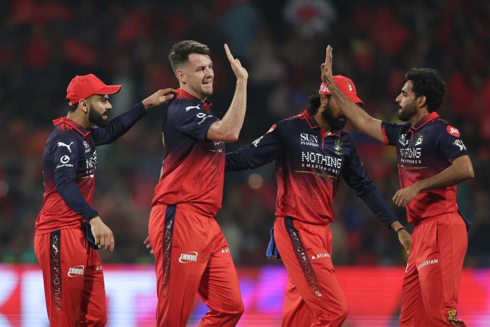 Jacob Duffy wreaked havoc with the new ball again, Royal Challengers Bengaluru vs Chennai Super Kings, IPL, Bengaluru, April 5, 2026