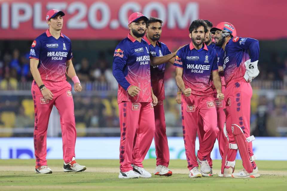 Ravi Bishnoi got two wickets in an over, Rajasthan Royals vs Mumbai Indians, IPL, Guwahati, April 7, 2026
