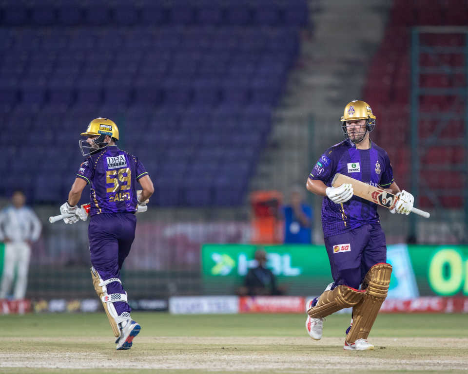 Saud Shakeel and Rilee Rossouw added 87 off 67 balls, Quetta Gladiators vs Rawalpindiz, Karachi, PSL 2026, April 10, 2026