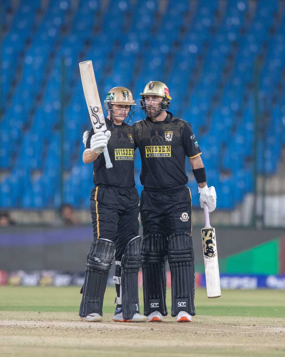 Marnus Labuschagne hit an unbeaten 61 to shepherd the Hyderabad Kingsmen chase, Hyderabad Kingsmen vs Islamabad United, PSL 2026, Karachi, April 12, 2026