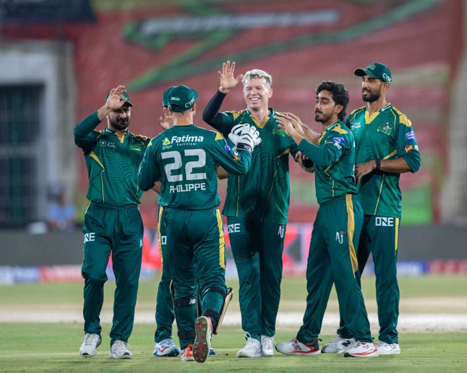 Peter Siddle celebrates the wicket of Mohammad Haris, Multan Sultans vs Peshawar Zalmi, PSL 2026, Karachi, April 13, 2026