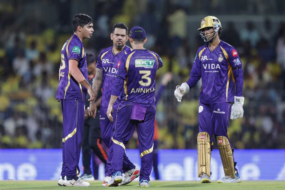 Sunil Narine broke a threatening stand, Chennai Super Kings vs Kolkata Knight Riders, IPL 2026, Chennai, April 14, 2026