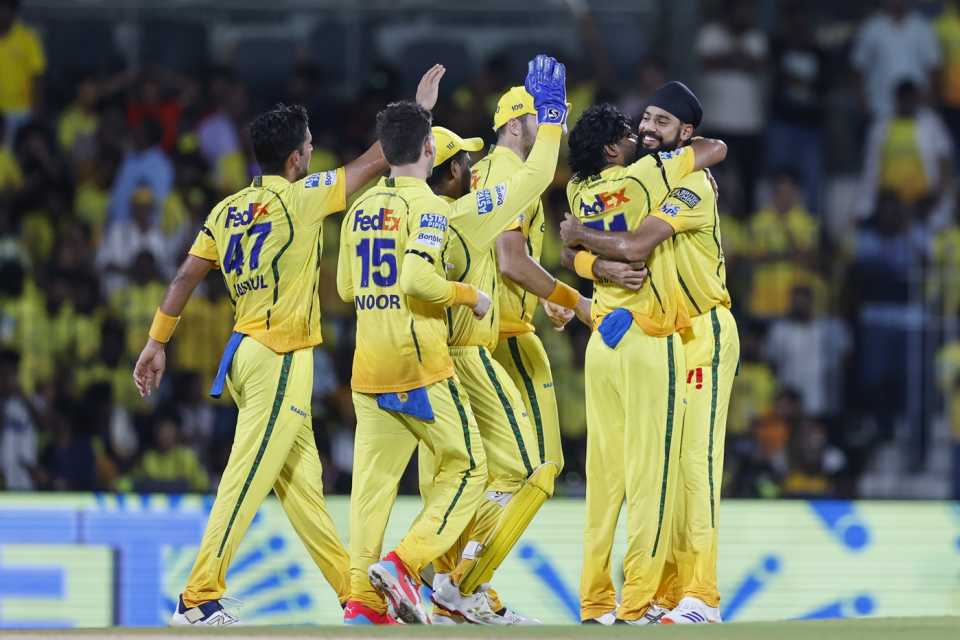 It was c Gurjapneet Singh b Khaleel Ahmed for the second wicket in the powerplay, Chennai Super Kings vs Kolkata Knight Riders, IPL 2026, Chennai, April 14, 2026