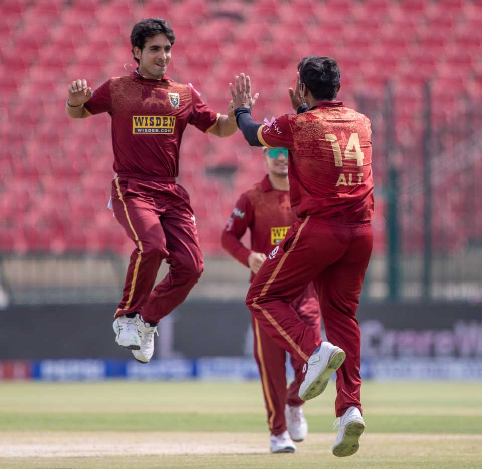 Hunain Shah struck either side of the powerplay, Hyderabad Kingsmen vs Rawalpindiz, PSL 2026, Karachi, April 16, 2026