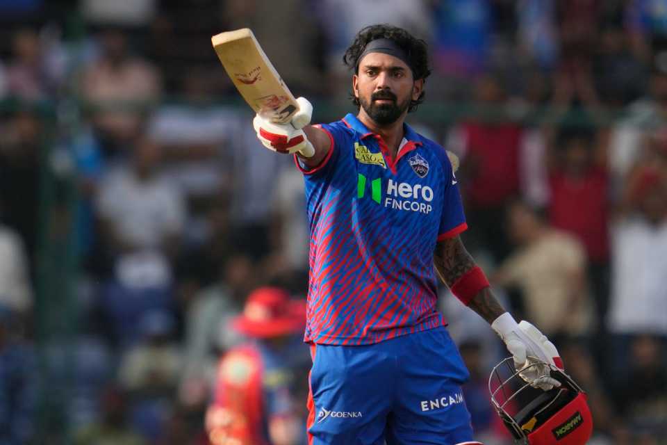 KL Rahul became the first Indian batter to score 150 in the IPL, Delhi Capitals vs Punjab Kings, IPL 2026, Delhi, April 25, 2026