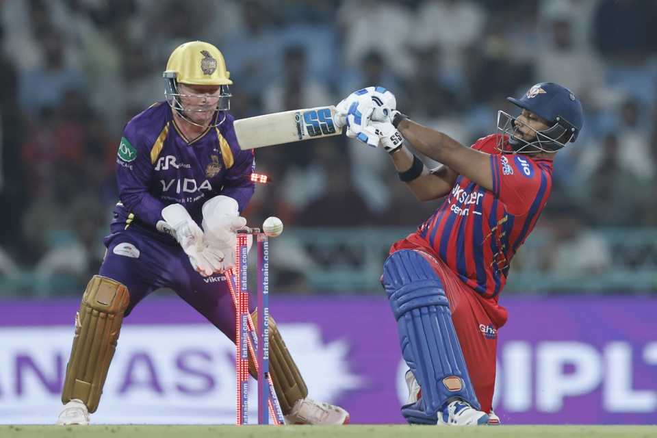 Nicholas Pooran's poor season stretched into the Super Over, Lucknow Super Giants vs Kolkata Knight Riders, IPL 2026, Lucknow, April 26, 2026
