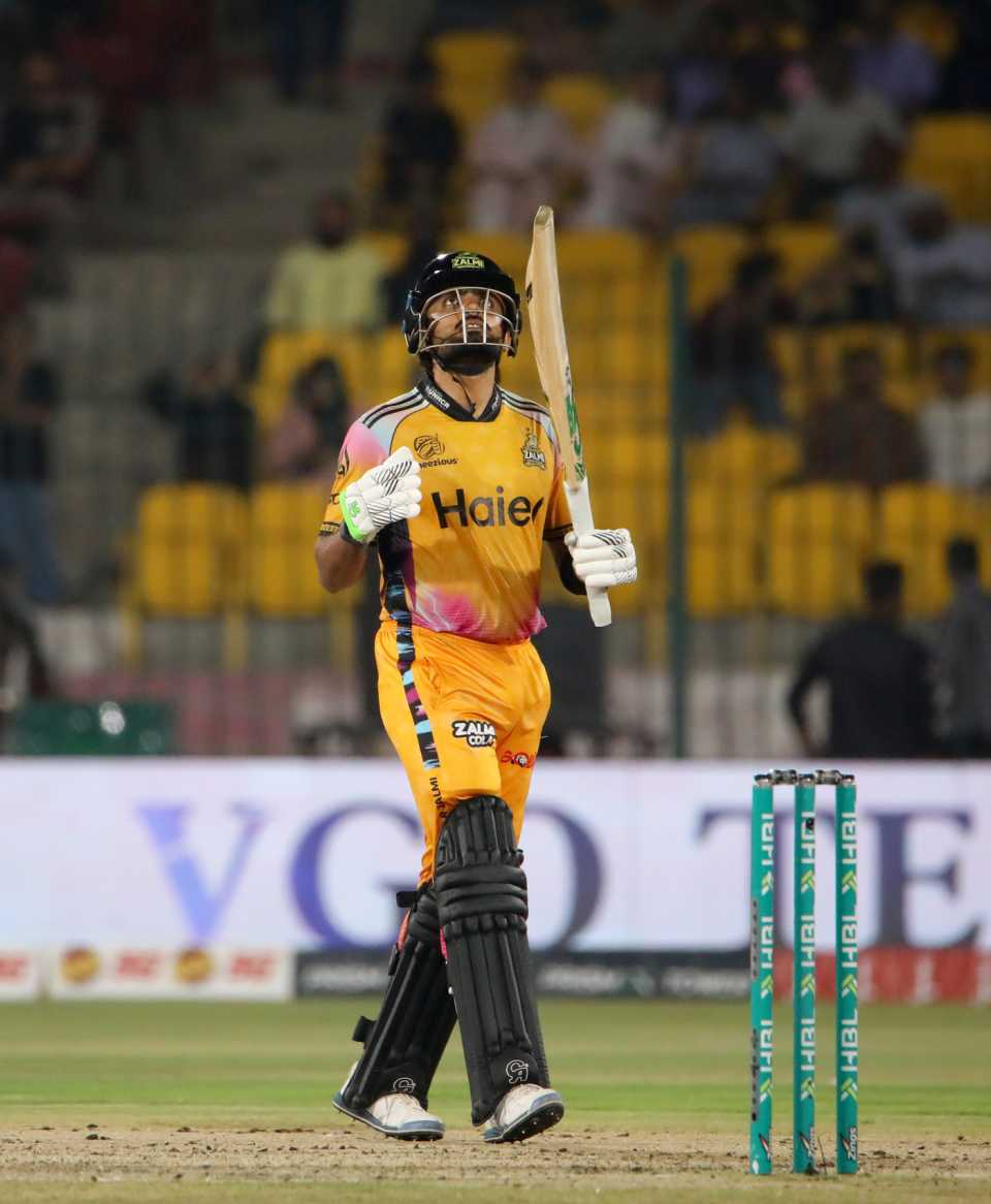 Babar Azam brought up his half-century, Peshawar Zalmi vs Islamabad United, Qualifier, PSL 2026, Karachi, April 28, 2026