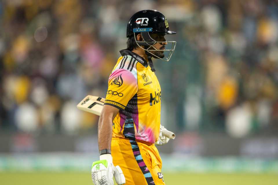 Babar Azam fell first ball, Hyderabad Kingsmen vs Peshawar Zalmi, PSL 2026 Final, Lahore, May 03, 2026