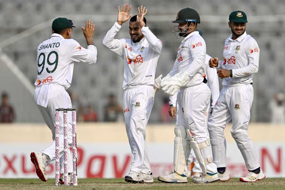 Mehidy Hasan Miraz broke a century opening stand, Bangladesh vs Pakistan, 1st Test, Mirpur, 2nd day, May 9, 2026
