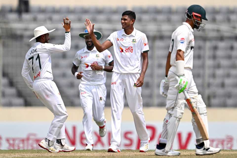 Nahid Rana had Shan Masood nicking behind, Bangladesh vs Pakistan, 1st Test, Mirpur, 5th day, May 12, 2026