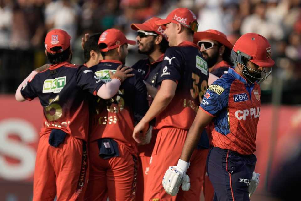 Shreyas Iyer walks off after edging one behind, Punjab Kings vs Royal Challengers Bengaluru, IPL 2026, Dharamsala, May 17, 2026