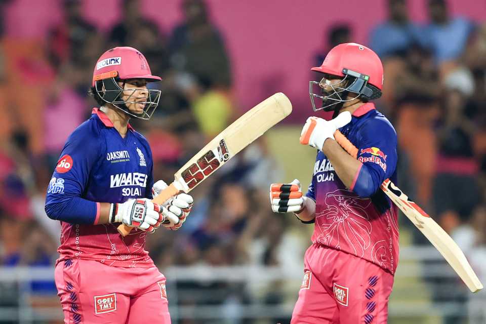 Vaibhav Sooryavanshi and Ravindra Jadeja had two separate fifty-plus stands in the innings, Gujarat Titans vs Rajasthan Royals, Qualifier 2, IPL, New Chandigarh, May 29, 2026