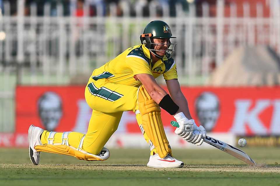 Matt Renshaw brought out the reverse sweep early in his innings, Pakistan vs Australia, 1st ODI, Rawalpindi, May 30, 2026