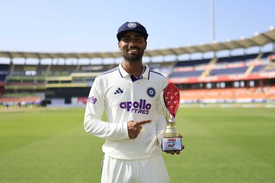 Manav Suthar was Player of the Match on Test debut, India vs Afghanistan, Only Test, 3rd day, New Chandigarh, June 8, 2026