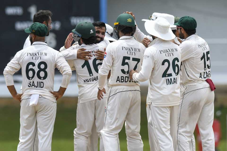 Ali Usman picked up his first wicket in Test cricket, West Indies vs Pakistan, 2nd Test, Port of Spain, 1st day, August 2, 2026
