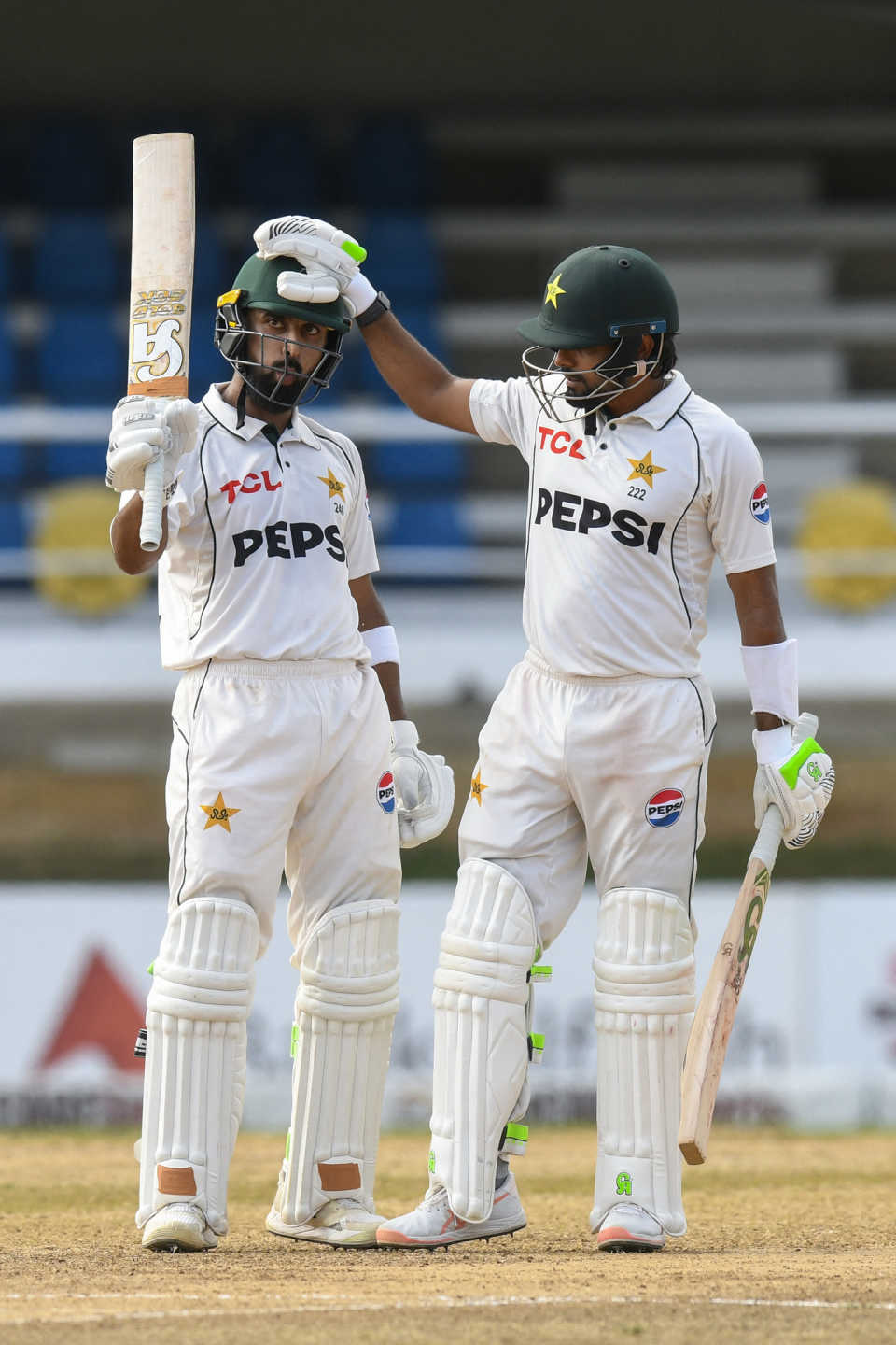 Abdullah Shafique and Babar Azam scored half-centuries, West Indies vs Pakistan, 2nd Test, Port of Spain, 2nd Day, August 3, 2026