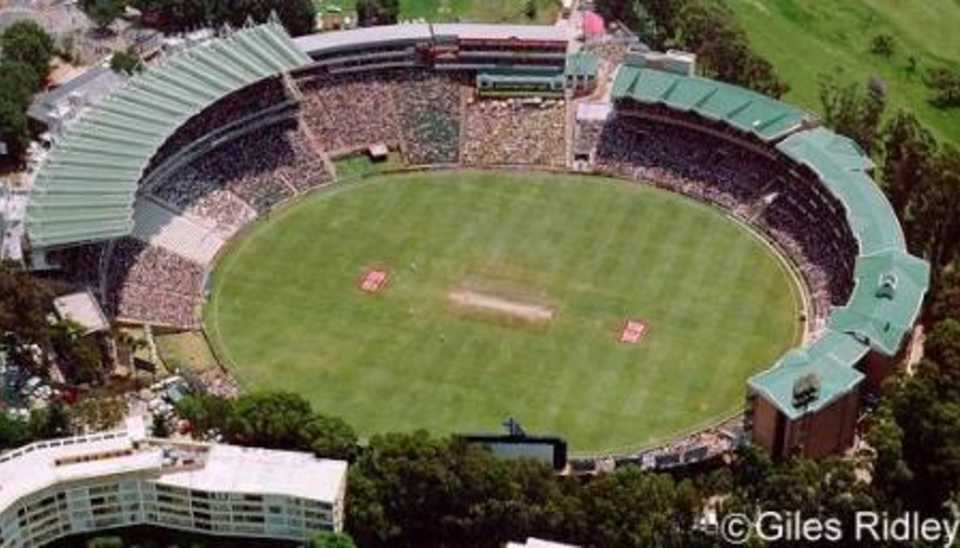 Aerial shot of the New Wanderers in Johannesburg taken during the 2nd Test against England, November 30 - December 4 1995