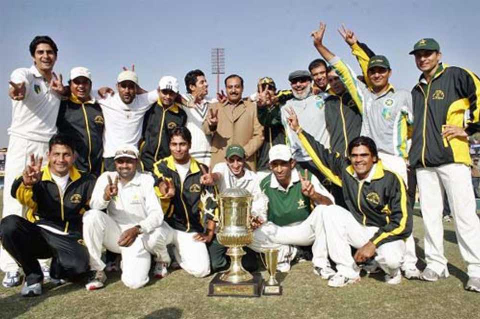 Sialkot -  winners of  the 2005-06 Quaid-e-Azam Trophy
