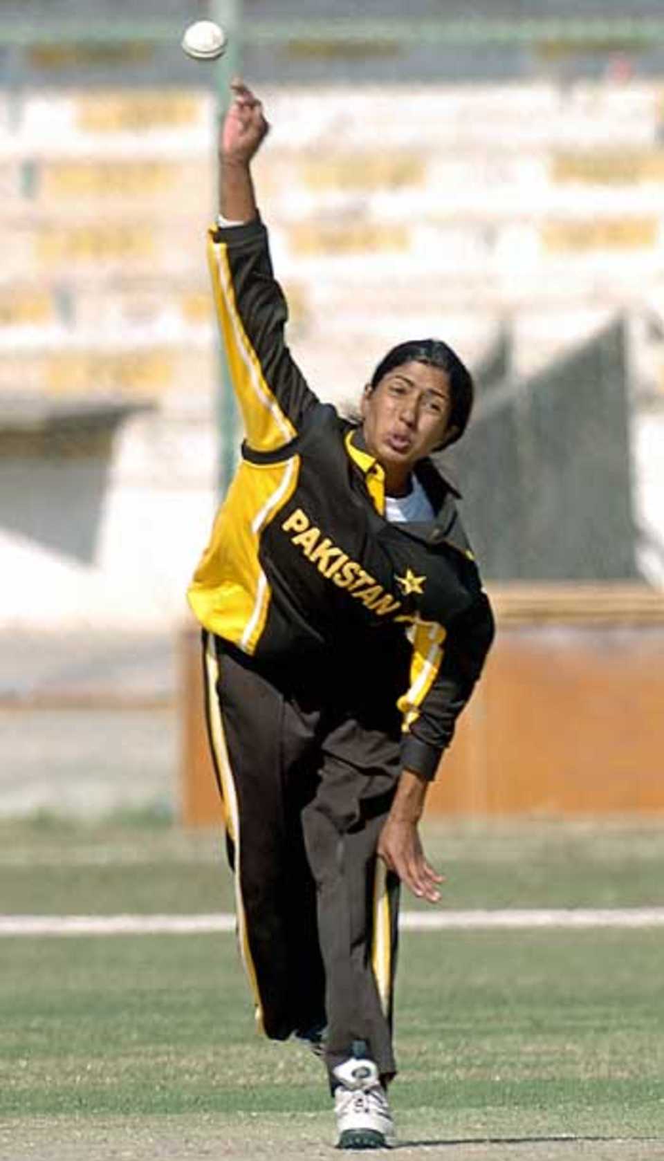 Urooj Mumtaz was unable to stop India's charge