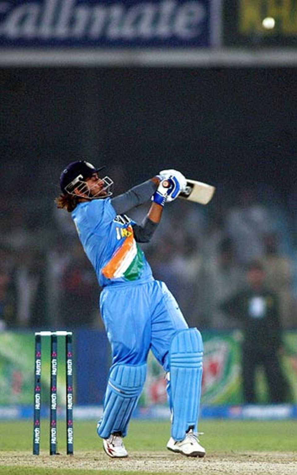 Mahendra Singh Dhoni pounded 72 from 46 balls