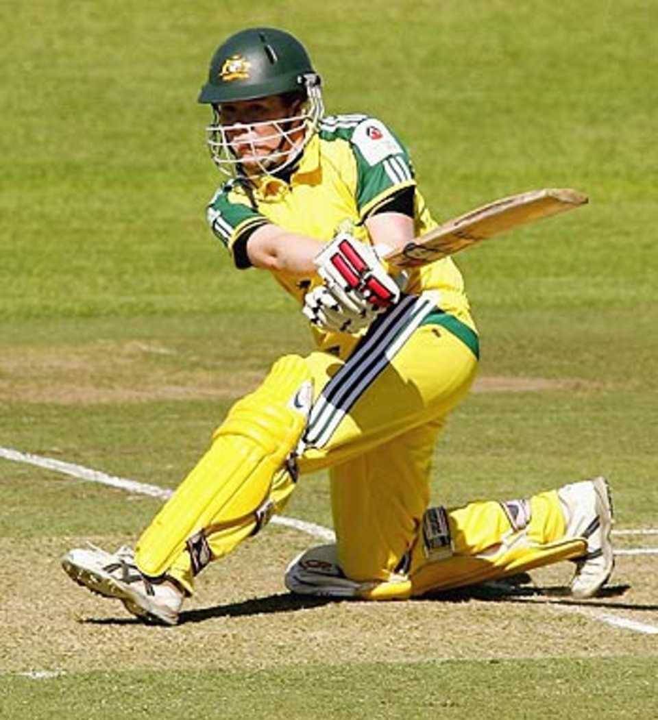 Alex Blackwell top-scored for Australia with 63, 
Australia Women v India Women, 3rd ODI, Adelaide, February 28 2006
