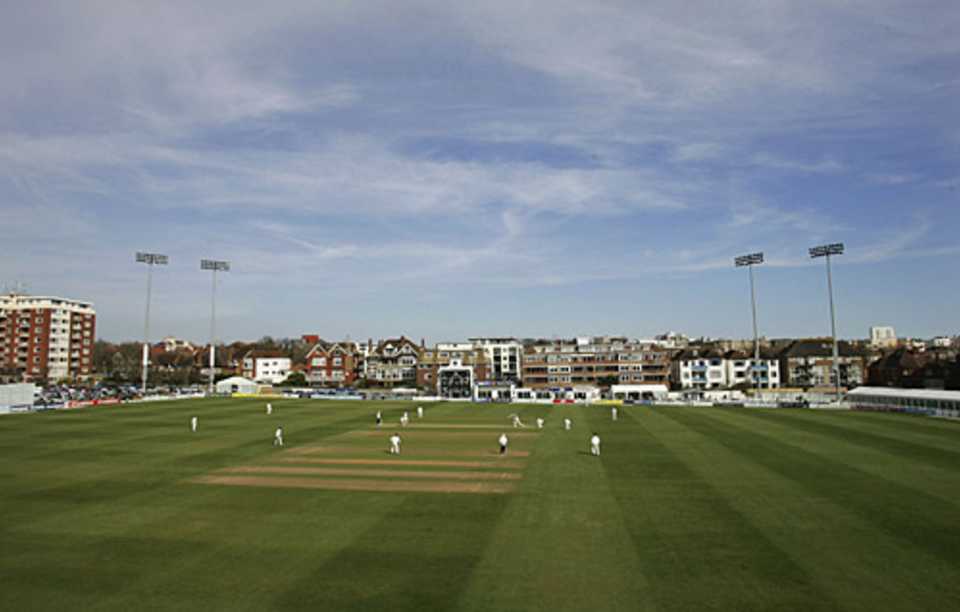 Quintessentially English: the county ground at Hove, Sussex v Warwickshire, Hove, April 22, 2006