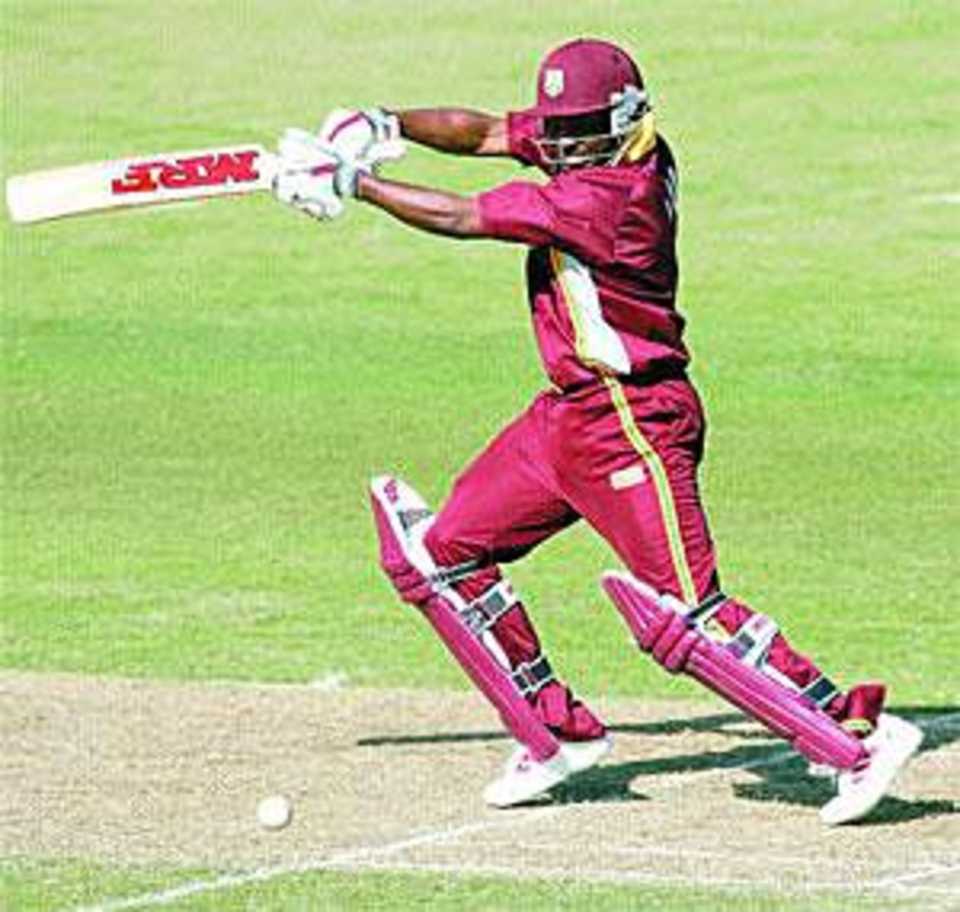 Brian Lara on the attack, West Indies v Zimbabwe, 1st ODI, Antigue, April 29, 2006