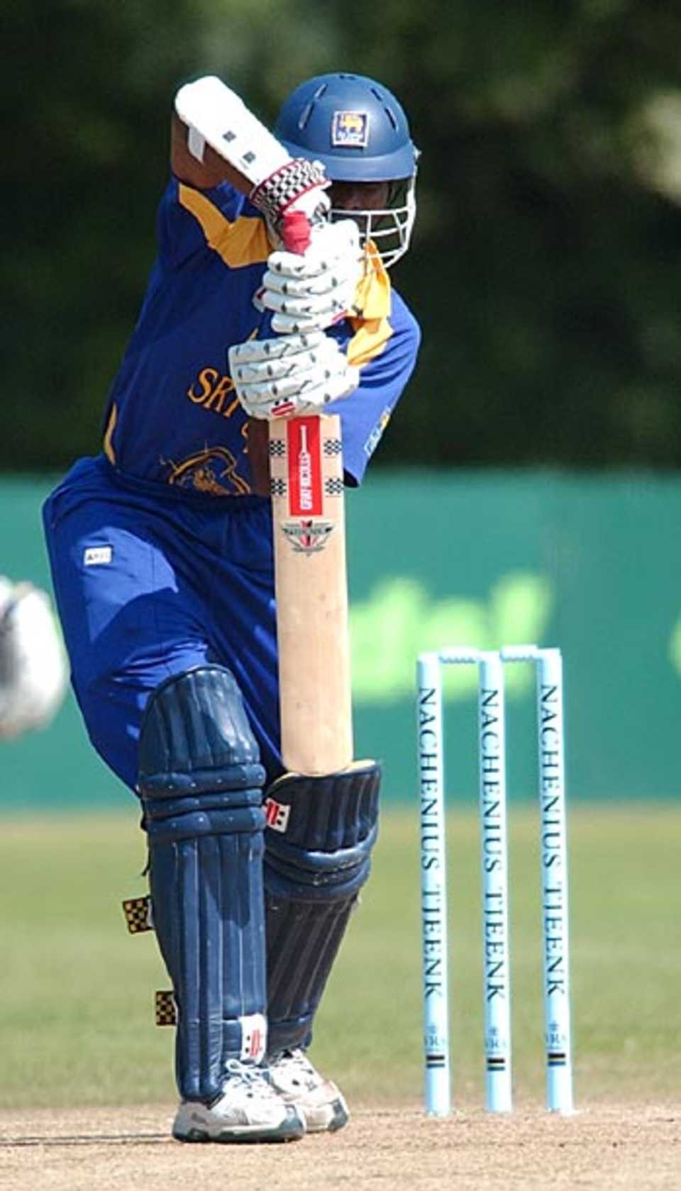 Upul Tharanga on his way to a top score of 72, Netherlands v Sri Lanka, Amstelveen, July 6, 2006