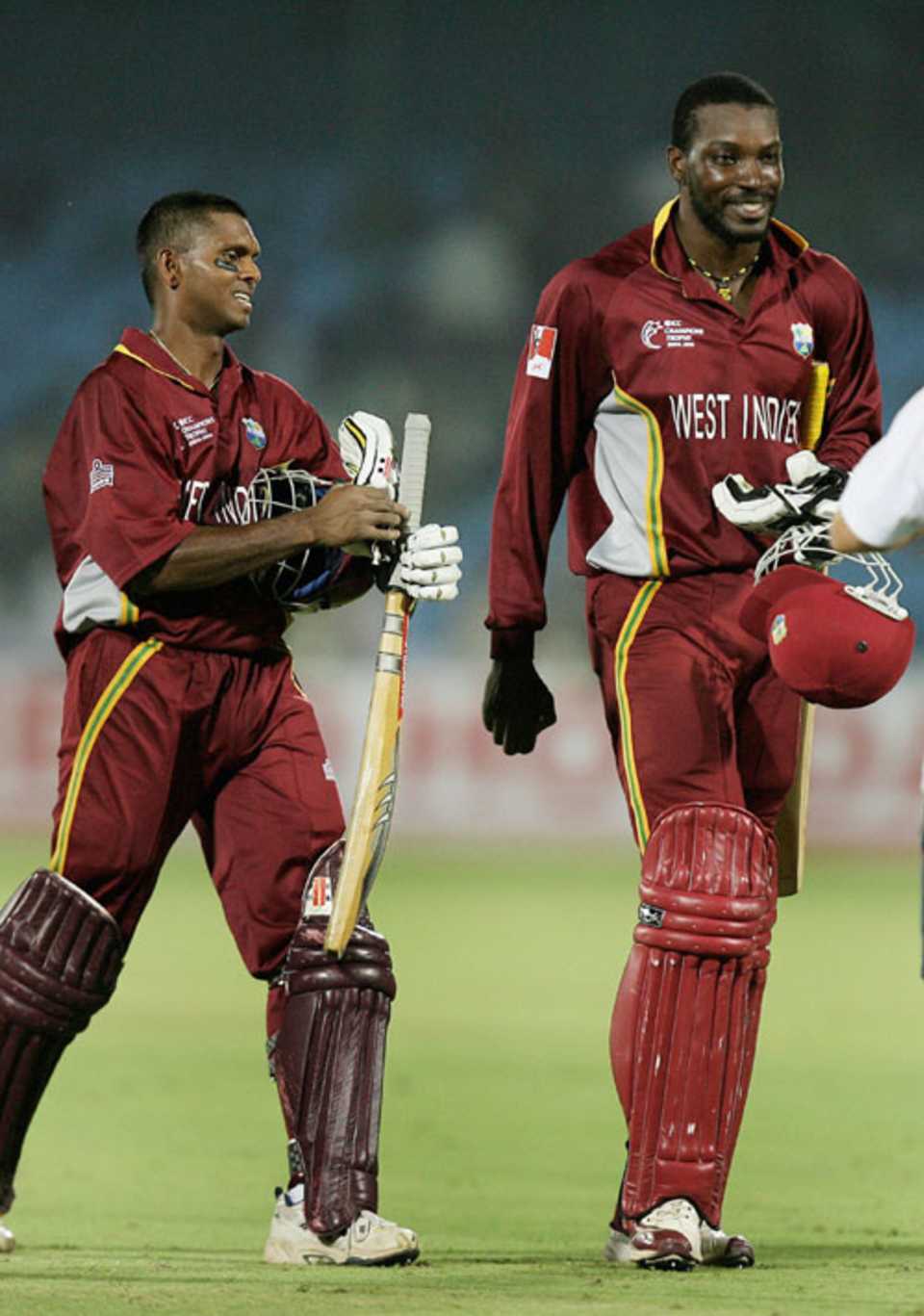 Shivnarine Chanderpaul and Chris Gayle completed a 10-wicket win for West Indies
