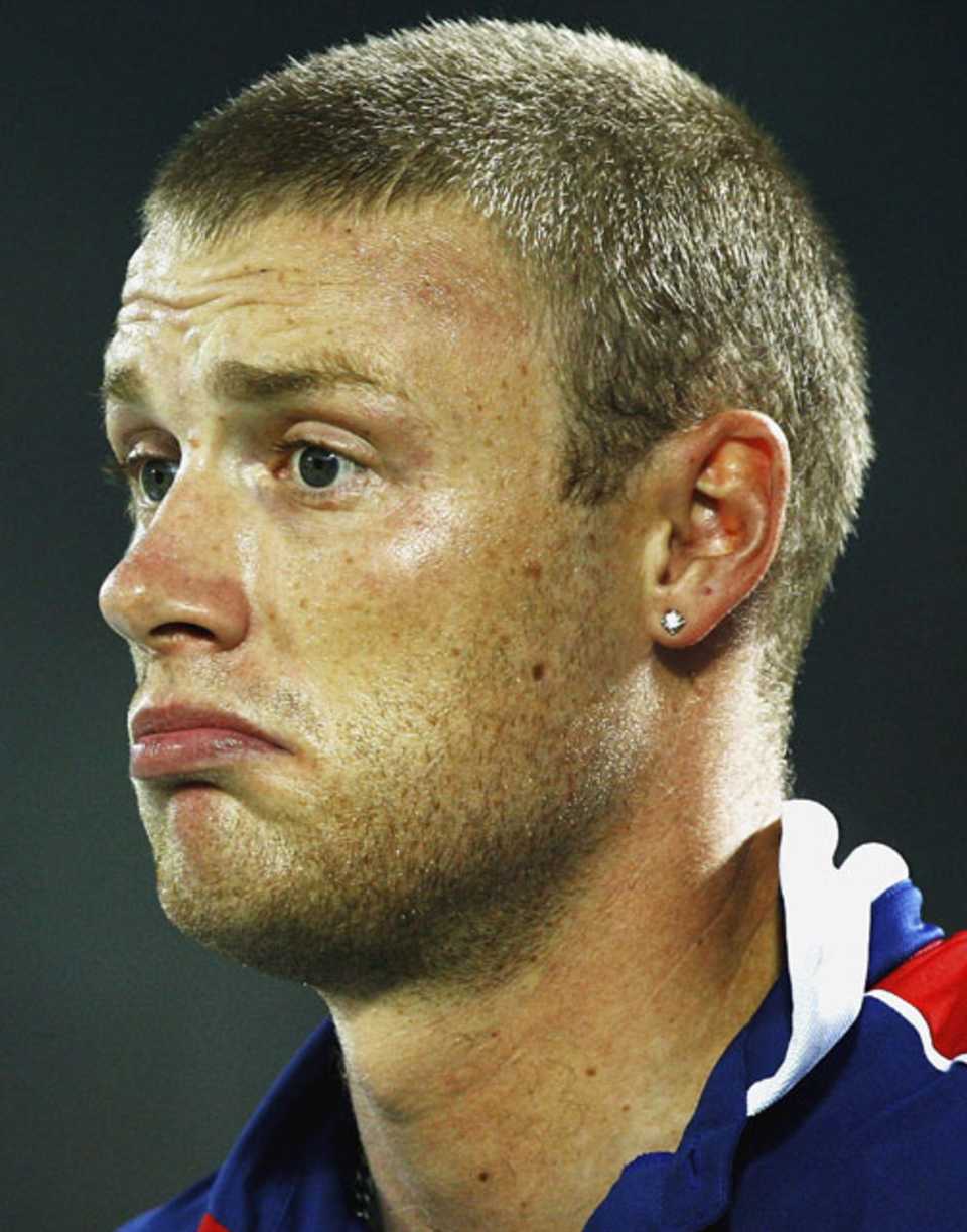 Andrew Flintoff reflects on a dismal English performance, India v England, Champions Trophy, Jaipur, October 15, 2006