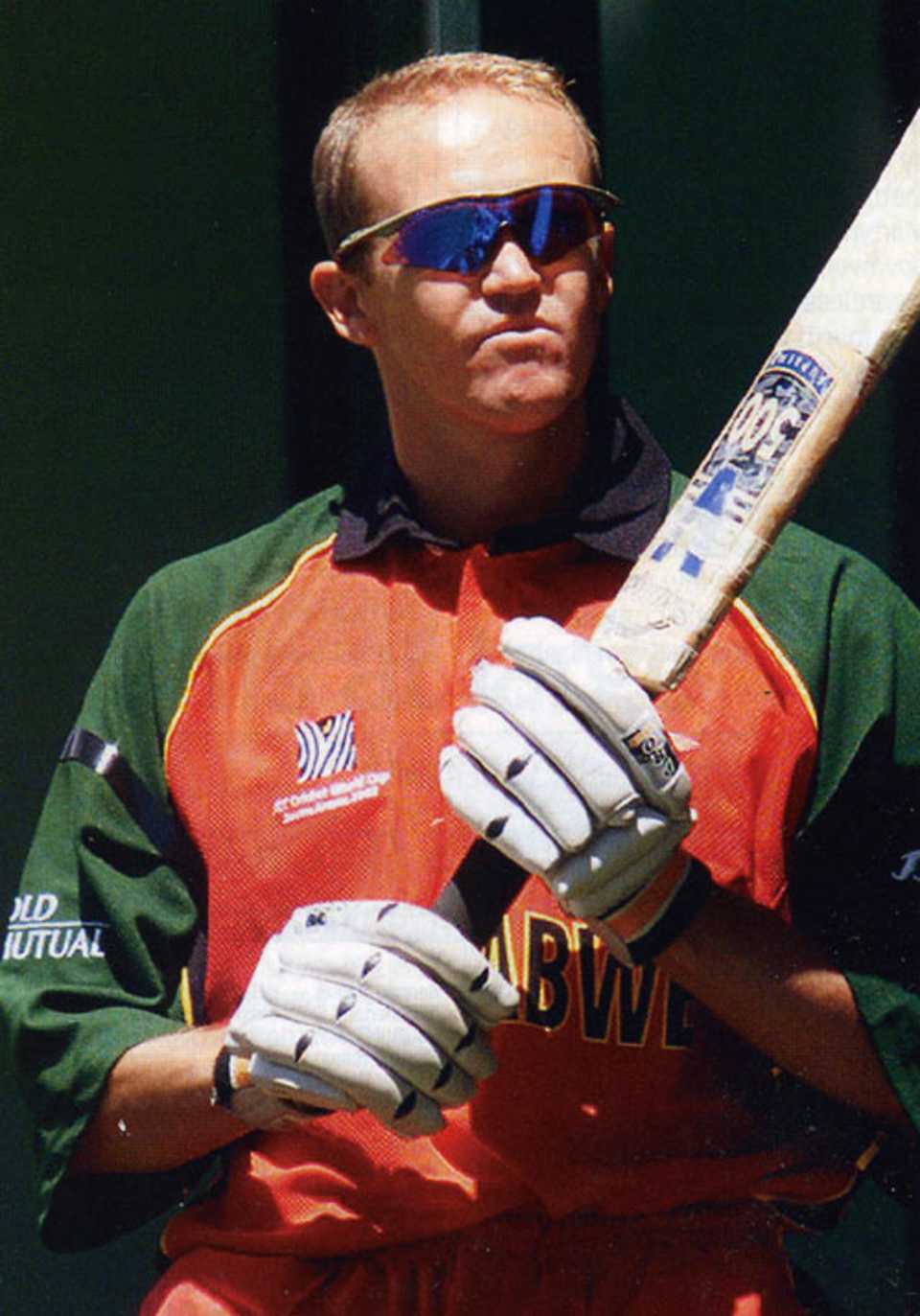 Andy Flower sporting his black armband