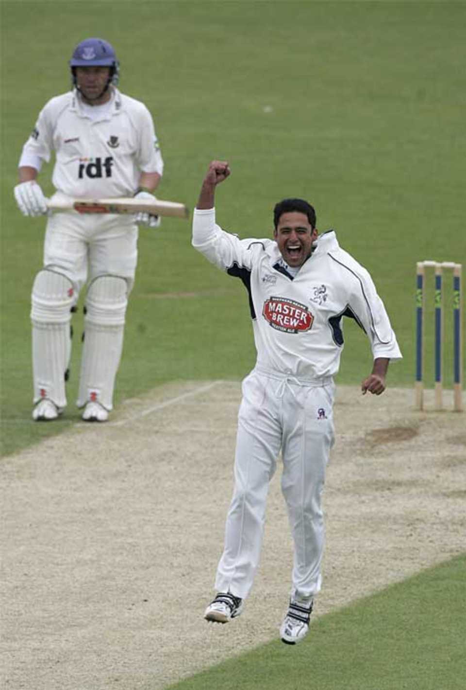Goodbye Goodwin: Yasir Arafat was on his way to a good win, Kent v Sussex, County Championship, Division One, Canterbury, May 3, 2007