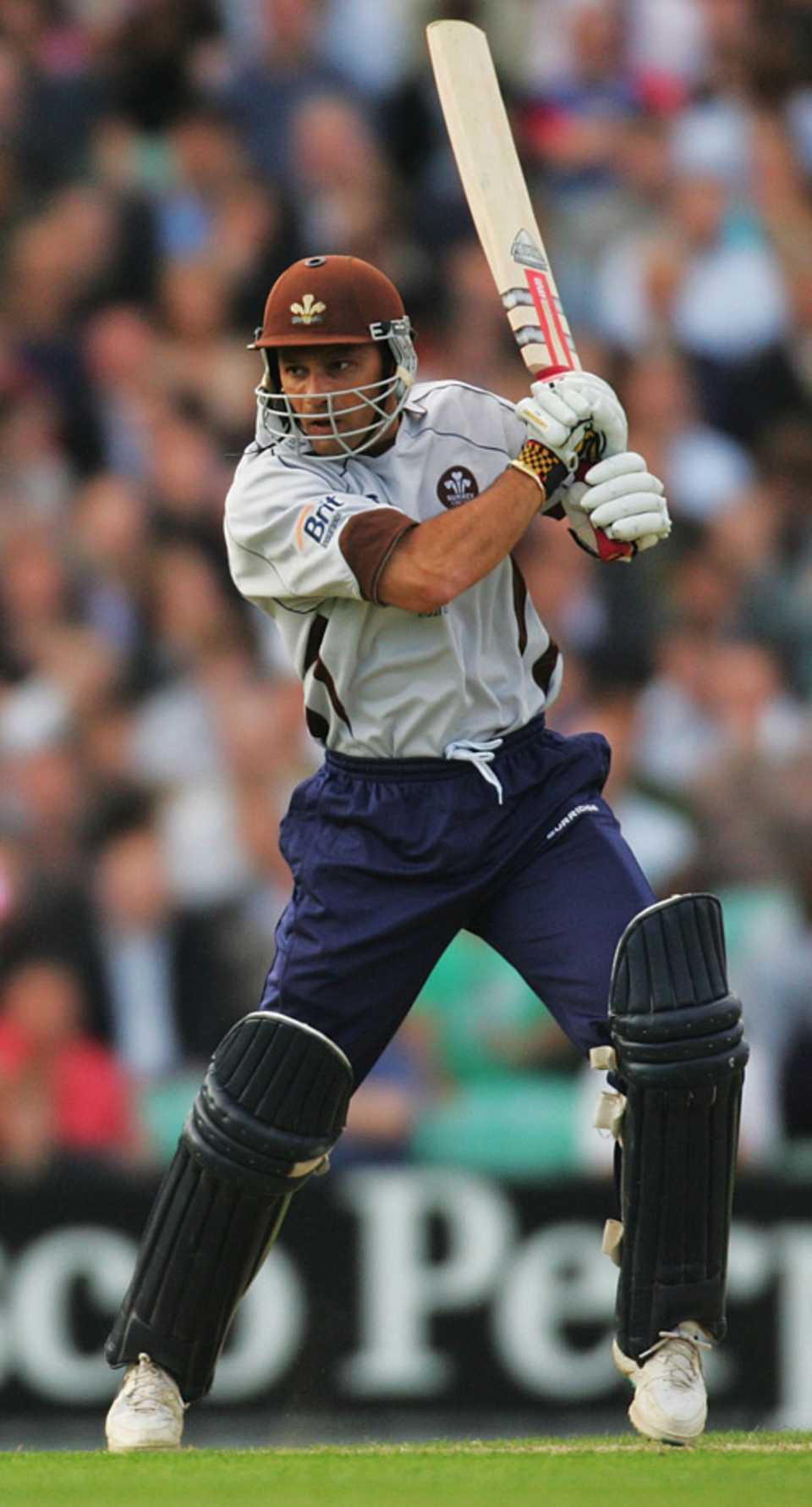 On his toes, Mark Ramprakash cuts to third man, Surrey v Middlesex, Twenty20 Cup, The Oval, June 22, 2007