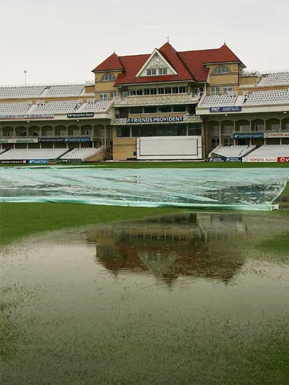 Rain washed out the third day (as well as the first day) at Trent Bridge, Nottinghamshire v Gloucestershire, County Championship, Trent Bridge, July 15, 2007