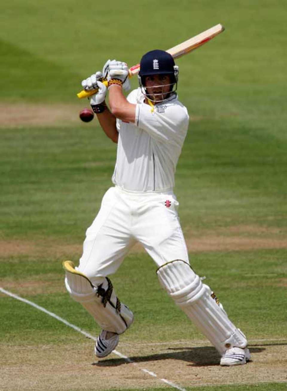 Alastair Cook plays the cut