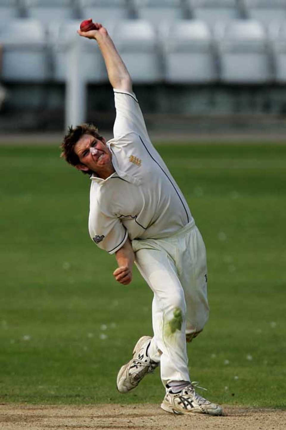 Liam Dawson caused problems with his left-arm spin