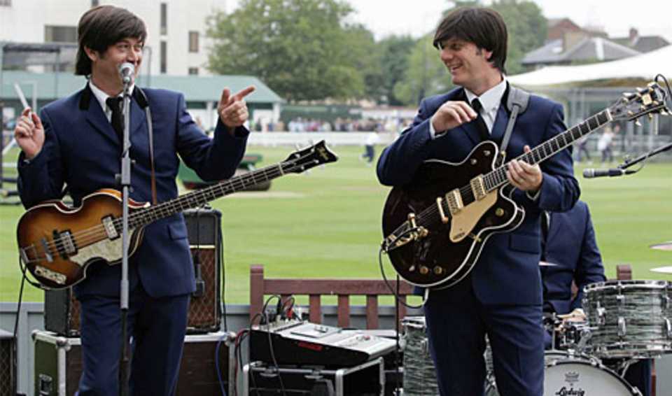 The Backbeat Beatles tribute band bring some retro flair to the final match