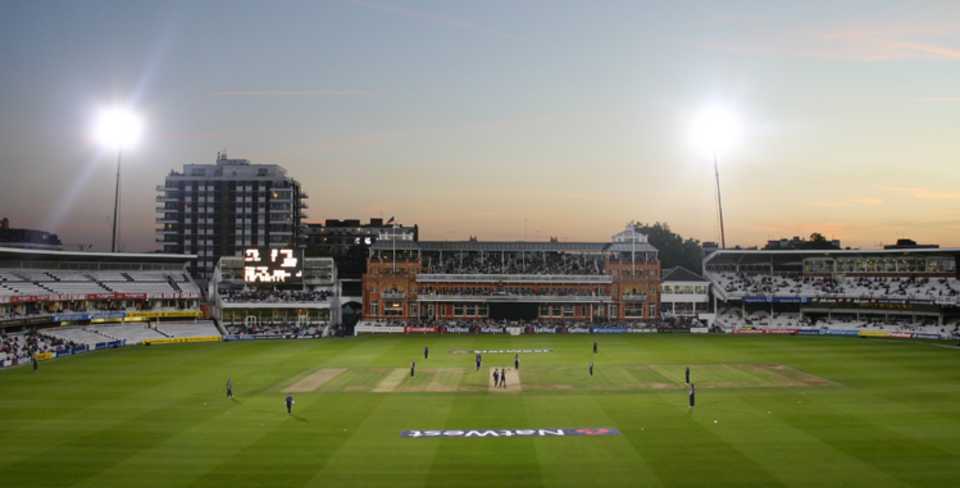 Lord's under lights for the first time
