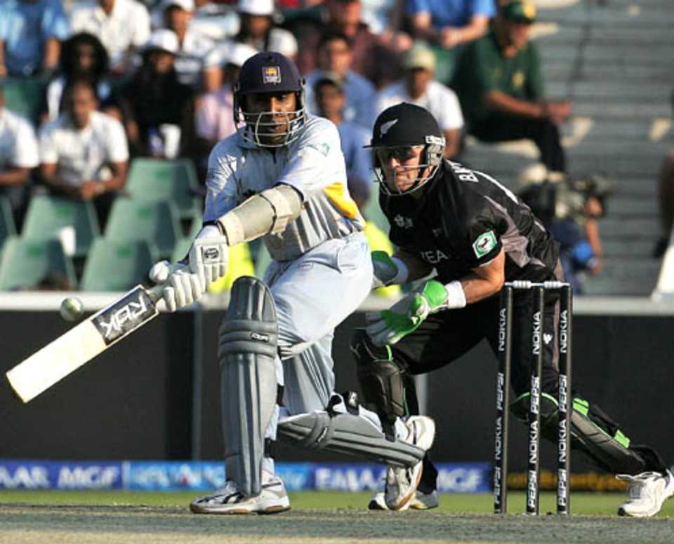 Mahela Jayawardene dazzled with his unbeaten 35, New Zealand v Sri Lanka, Group C, Johannesburg, September 15, 2007