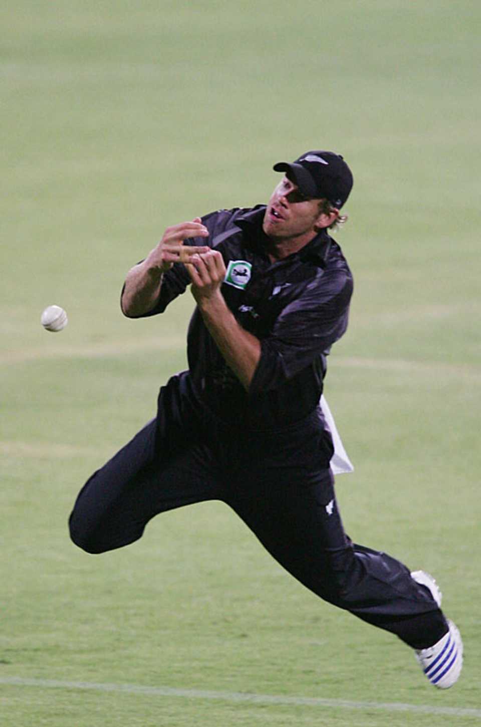Jacob Oram drops a catch, Australia v New Zealand, 1st ODI, Chappell-Hadlee Trophy, December 14, 2007