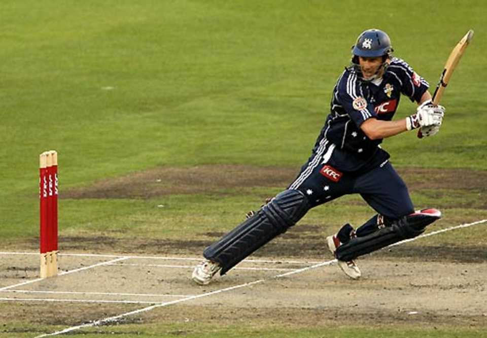 David Hussey top scored for the Bushrangers with 54