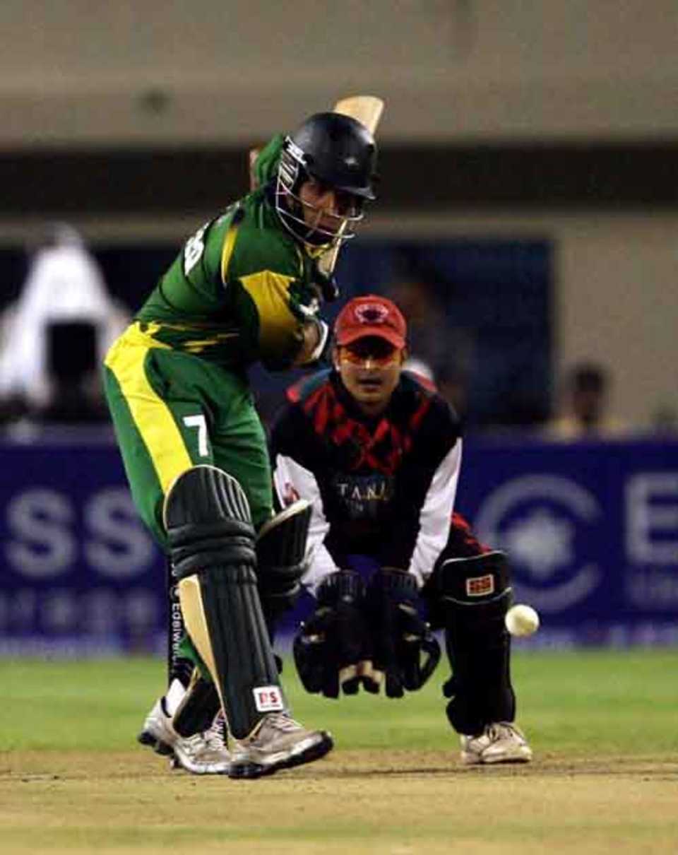 Taufeeq Umar steadied the Badshahs' innings with a 35-ball 41, Kolkata Tigers v Lahore Badshahs, Indian Cricket League, Hyderabad, March 28, 2008 