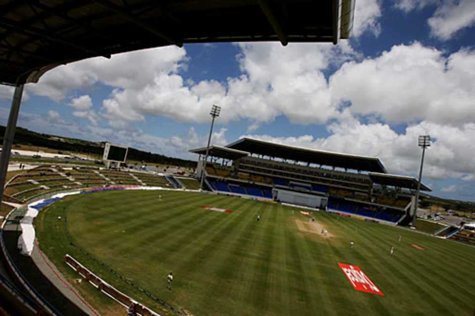 An overview of the Sir Vivian Richards Stadium, Antigua